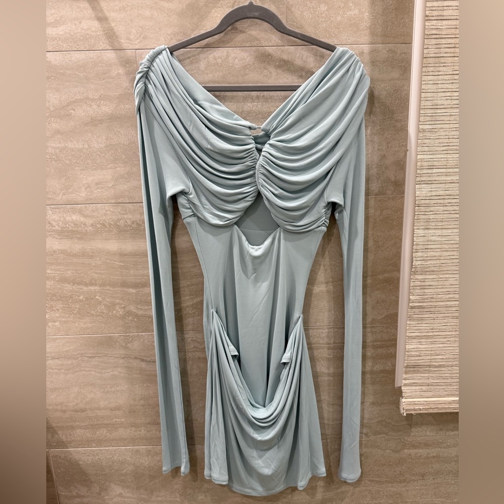 Paris Georgia Axel Dress in Baby Blue Small